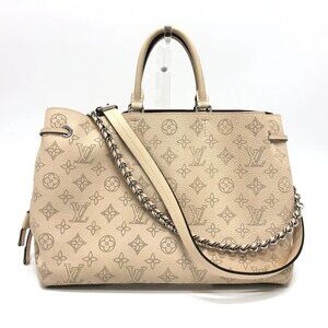 LOUIS VUITTON M59203 Mahina Bella 2WAY bag Tote Bag Calf leather SilverHardware